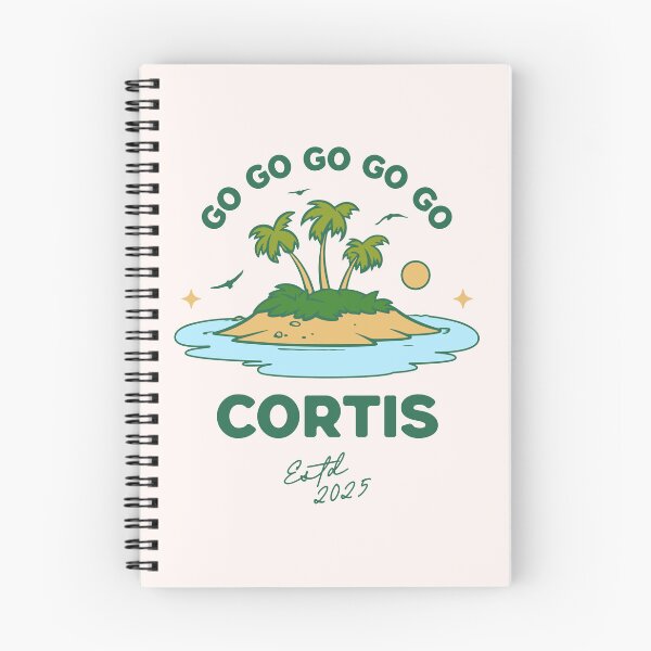 Cortis Kpop Notebook - Tropical Logo Design