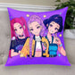 Kawaii Anime Girls Cushion Cover – Soft Aesthetic Pillow for Bedroom & Sofa Decor