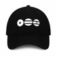Minimal ARIRANG Black Baseball Cap | Korean Fashion Adjustable Unisex Cap