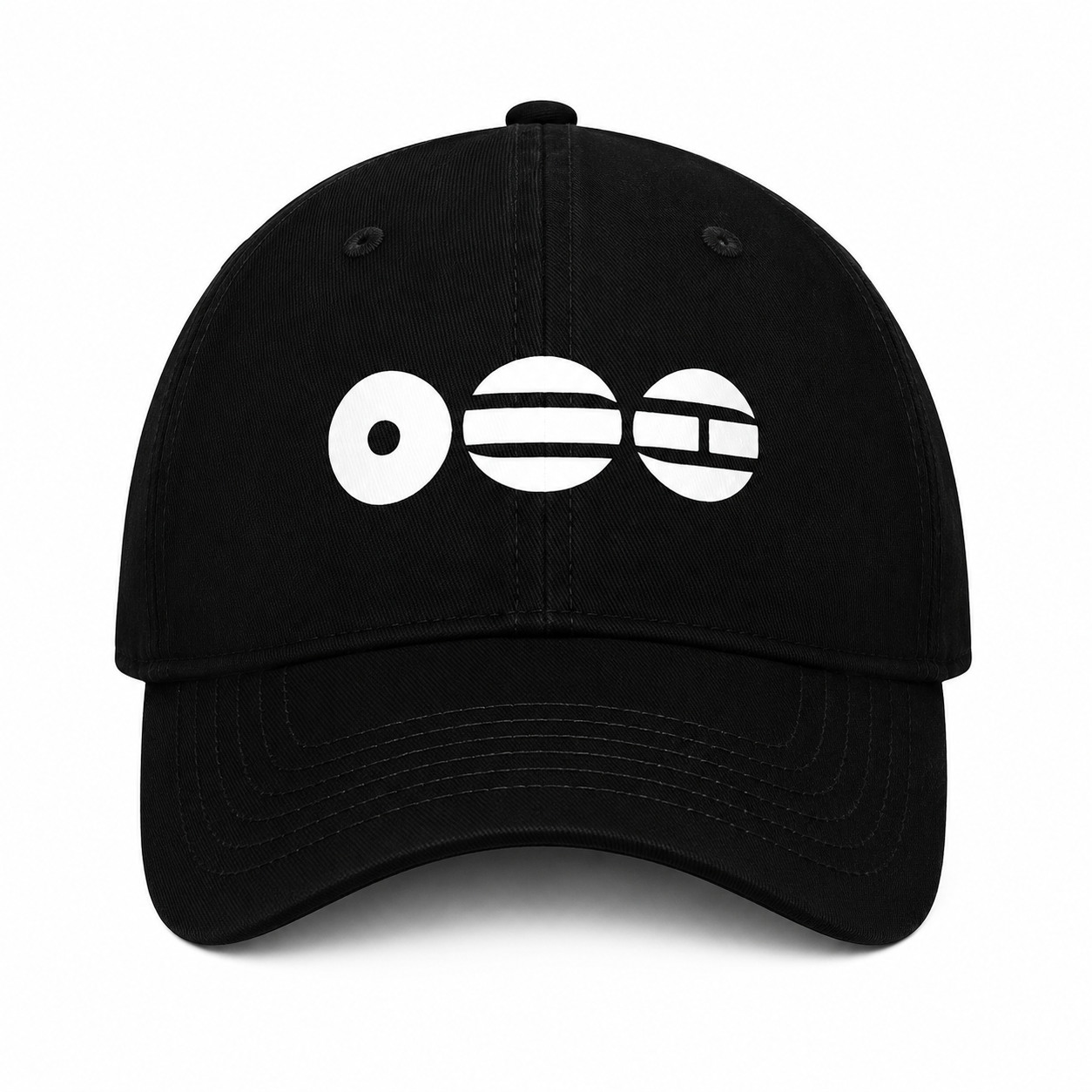 Minimal ARIRANG Black Baseball Cap | Korean Fashion Adjustable Unisex Cap