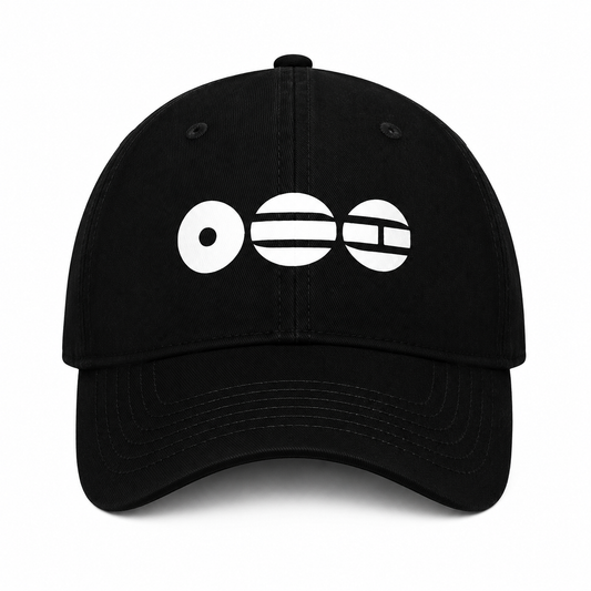 Minimal ARIRANG Black Baseball Cap | Korean Fashion Adjustable Unisex Cap