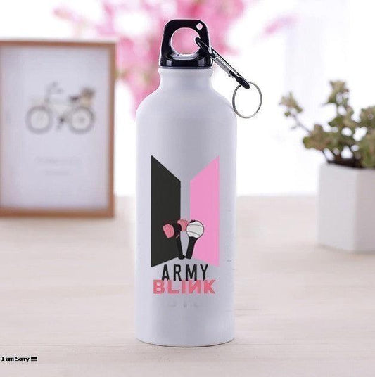 Blink Army Wter Bottle For Army Fans - Kpop Store Pakistan