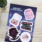KPop Demon Hunters HUNTR/X Fandome Sticker Sheet