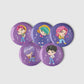 KPop Demon Hunters Chibi Saja Boys Soda Pop Pin Set