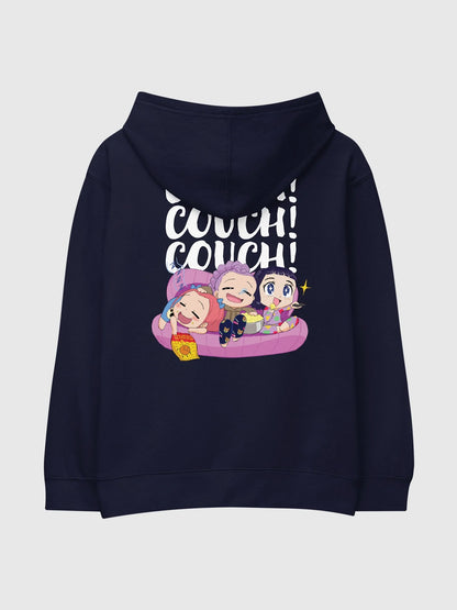 K-Pop Demon Hunters Chibi Couch Scene Hoodie