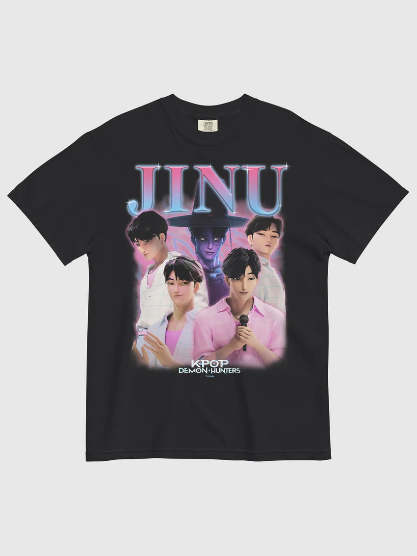 JINU K-Pop Demon Hunters Style Tee - Streetwear Graphic T-Shirt
