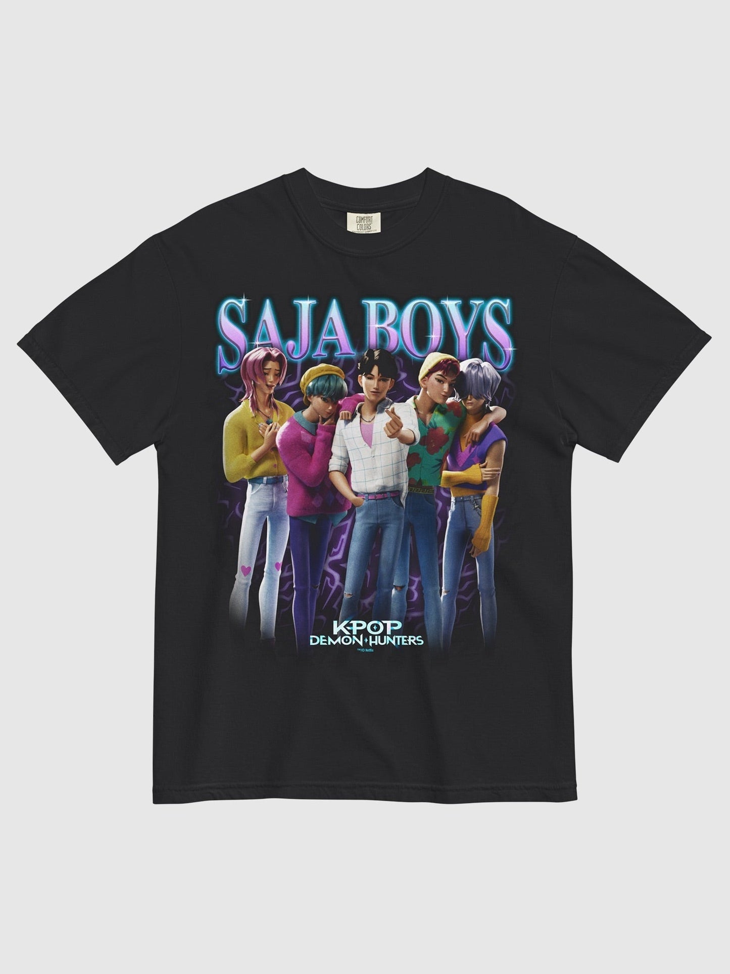 KPop Demon Hunters Saja Boys Heartthrob Comfort Colors T-Shirt