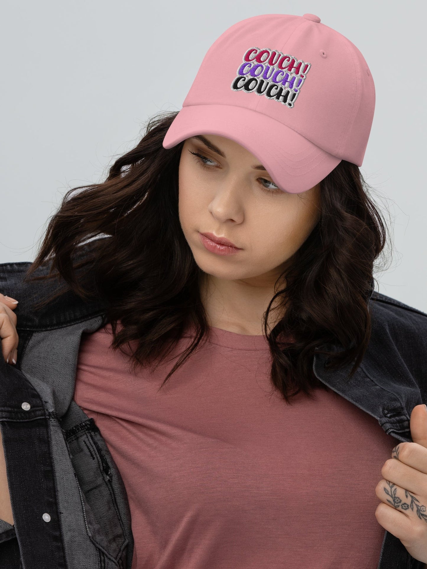 KPop Demon Hunters Couch! Couch! Couch! Digital Printed Patch Dad Cap