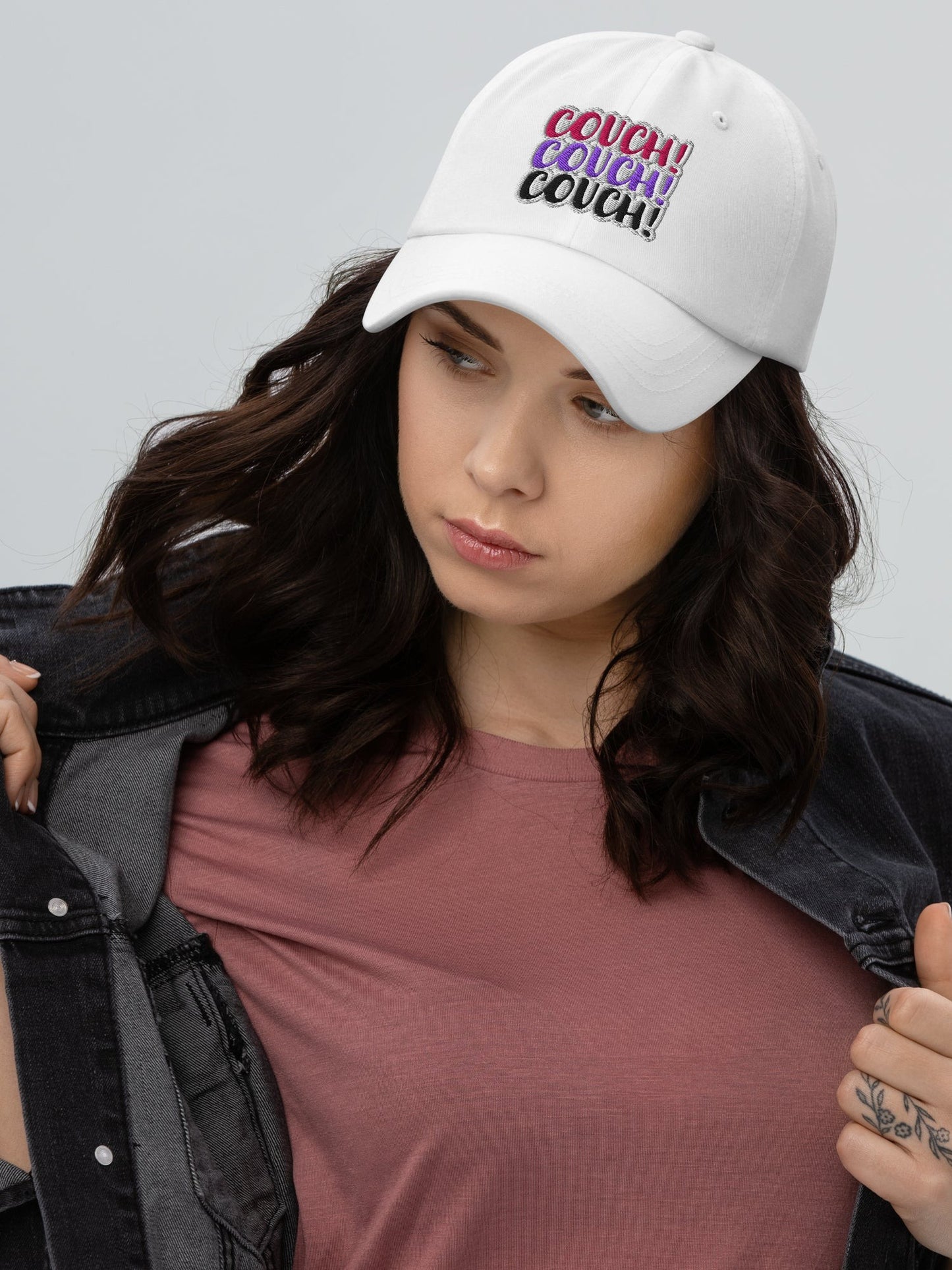 KPop Demon Hunters Couch! Couch! Couch! Digital Printed Patch Dad Cap