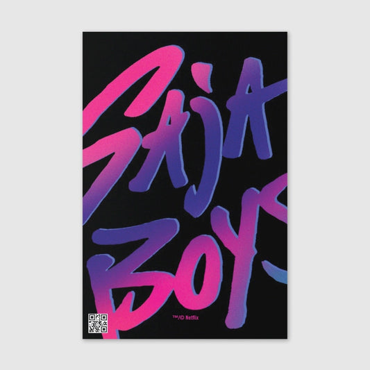 KPop Demon Hunters Saja Boys Demon Birthday Card