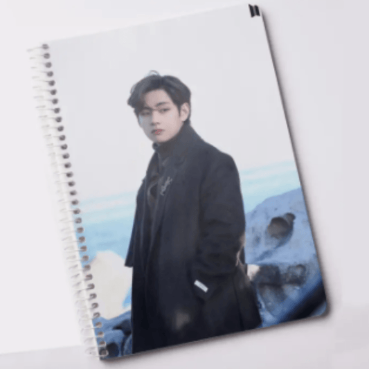 BTS NoteBook V bts Design Note pad Signature Printed (A5) - Kpop Store Pakistan