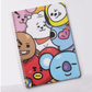 bts cartoon notebook bt21 notepad kpop design