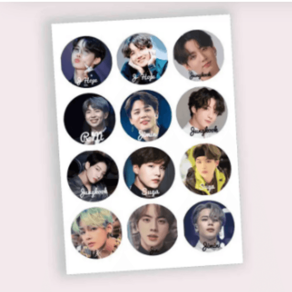 Bts Sticker Layout Sticker