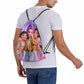 Kpop Girl Group Drawstring Bag | Kawaii 3D Anime Print Backpack for Teen Girls | Aesthetic Korean Pop Fan Merch