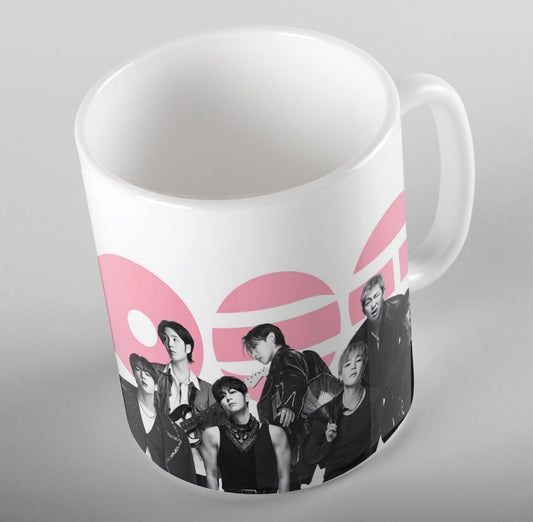 Arirang BTS Mug | Arirang BTS Pink Printed Ceramic Cup | BTS ARMY Gift