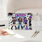 K-Pop Makeup Bag | Kawaii Idol Girl Group Zipper Cosmetic Pouch | Aesthetic Korean Pop Fan Merch
