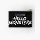 BabyMonster Kpop Zipper Pouch – Hello Monsters Typography Print