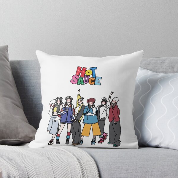 BabyMonster Kpop Cushion – Colorful Cartoon Print