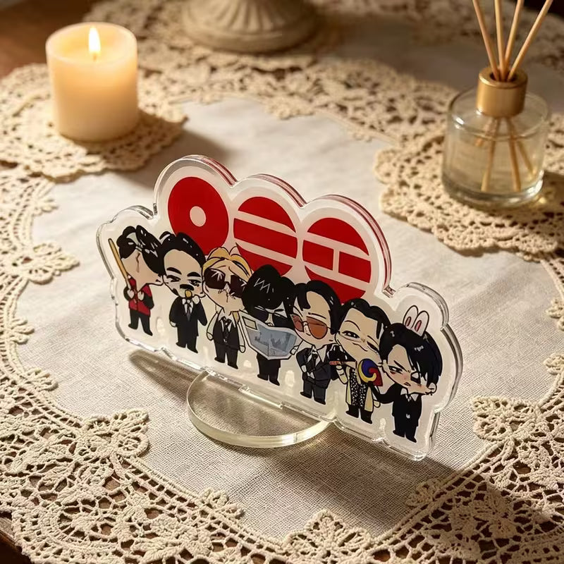 BTS 'Butter' Chibi Chibi Acrylic Standee Set - Official Art Merchandise