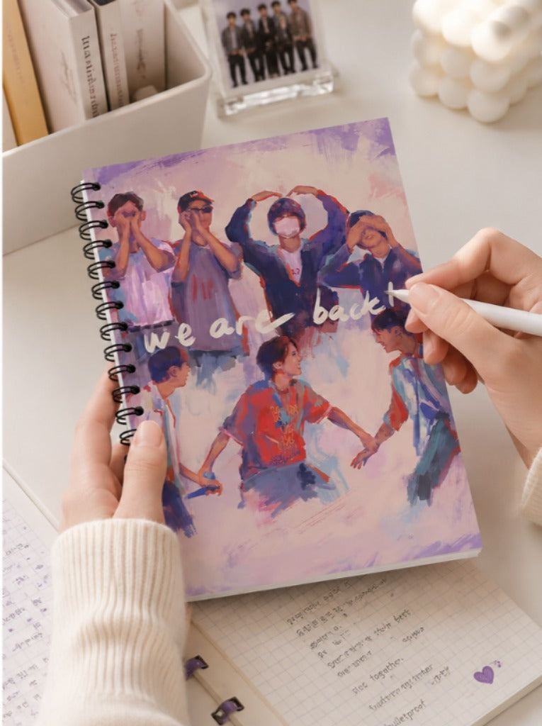 BTS Aesthetic Notebook "We Are Back" Exclusive Notebook for Arirang Fans