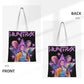 Neon Girl Squad Tote Bag - Vibrant K-Pop Inspired Reusable Bag