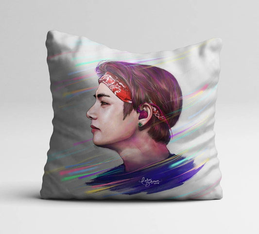 BTS V Cushion For Kpop Army Fans Soft Pillow With Filler Premium Quality - Kpop Store Pakistan