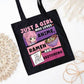 Just a Girl Who Loves Anime Ramen and Sketching Tote Bag | Cute Canvas Shoulder Bag for Anime Fans | Kawaii Gift for Teen Girls & Artists