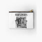 Hearts2Hearts Kpop Zipper Pouch – Black & White Group Photo Print