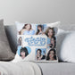Hearts2Hearts Kpop Cushion – Focus Blue Hearts Collage Print