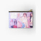 Hearts2Hearts Kpop Zipper Pouch – Pastel Collage Print