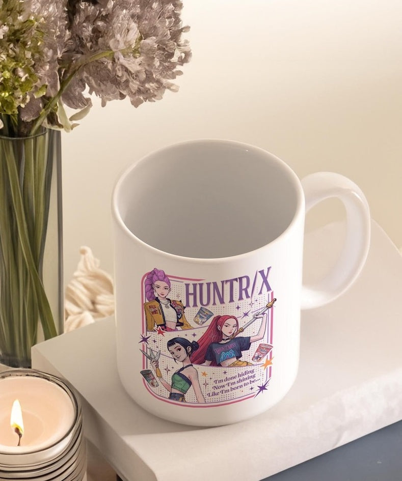Huntrix Demon Hunters Mug Mira Rumi Zoey Cup Otaku Girl Graphic Mug