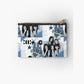 ILLIT Kpop Zipper Pouch – Blue Aesthetic Collage Print