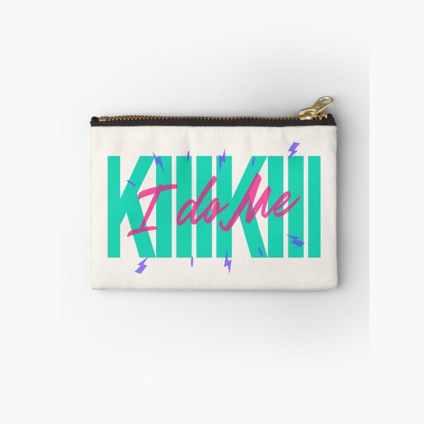 KiiiKii Kpop Zipper Pouch – Retro Typography Print