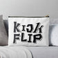 KlickFlip Kpop Zipper Pouch – Bold Typography Print