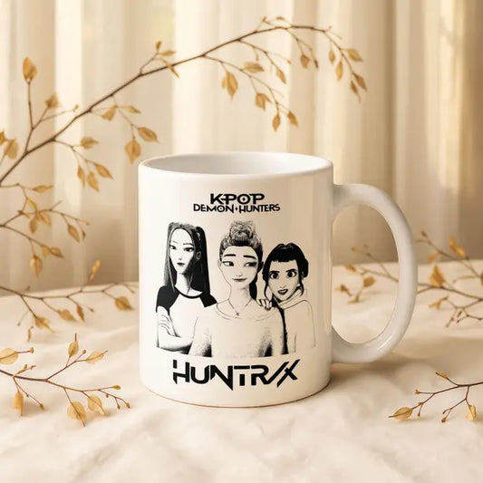 K-Pop Demon Hunters Chibi Cartoon Mug