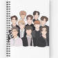 k-pop nct boys band notebook