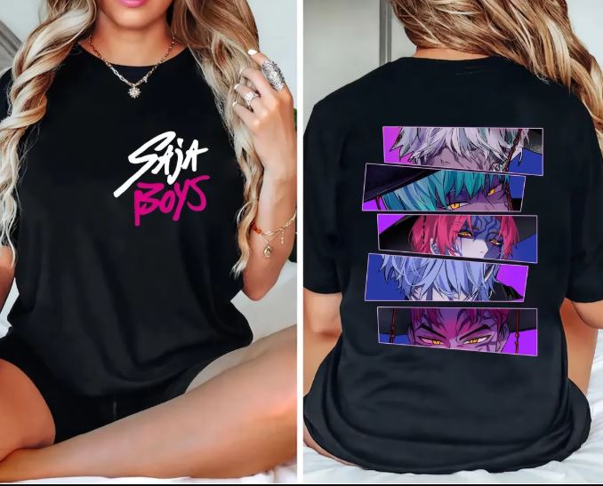 Saja Boys Tshirt Demon Hunter Tee for boys and girls exclusive merch