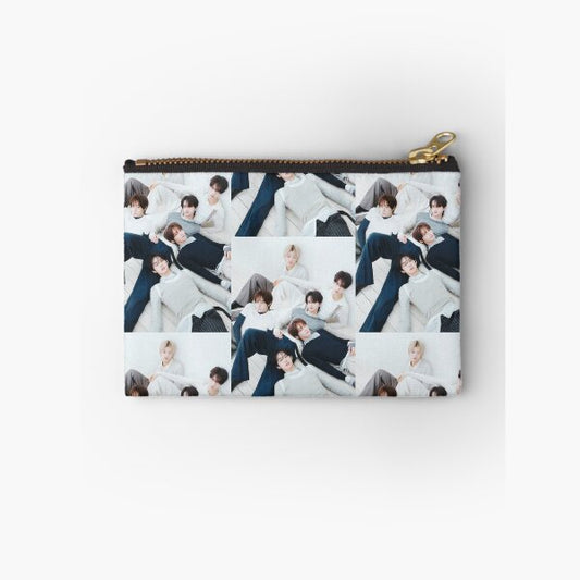 TWS Kpop Zipper Pouch – Photo Collage Pattern Print