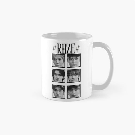 Riize Kpop Mug - Photocard Grid Design