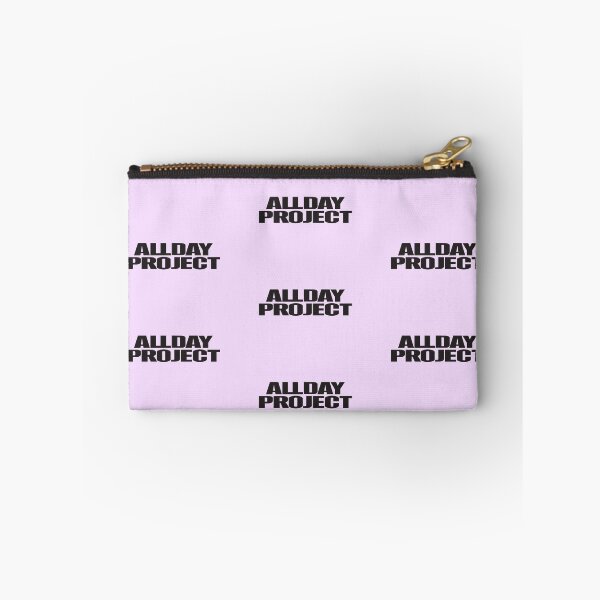 All Day Project Kpop Zipper Pouch – Lavender Pattern Print