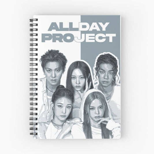 All Day Project Kpop Notebook - Photocard Design
