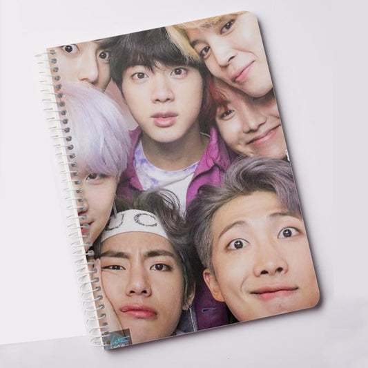 BTS Notebook Design Notepad (A5) - Kpop Store Pakistan