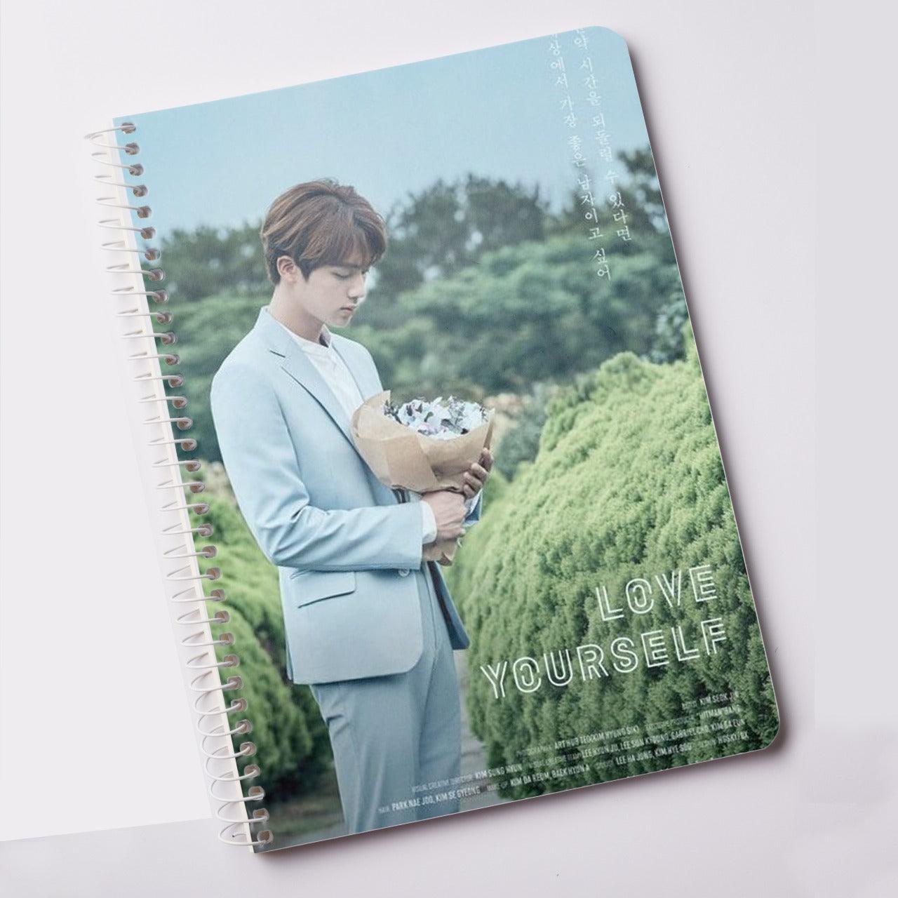 BTS Notebook JIN Love Yourself for Army KPOP Fans Notepad BT21 (A5 ...