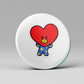 BTS BT21 Tata Badge - Kpop Store Pakistan
