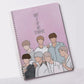 BTS Notebook Dynamite Design Digital Printed (A5) - Kpop Store Pakistan