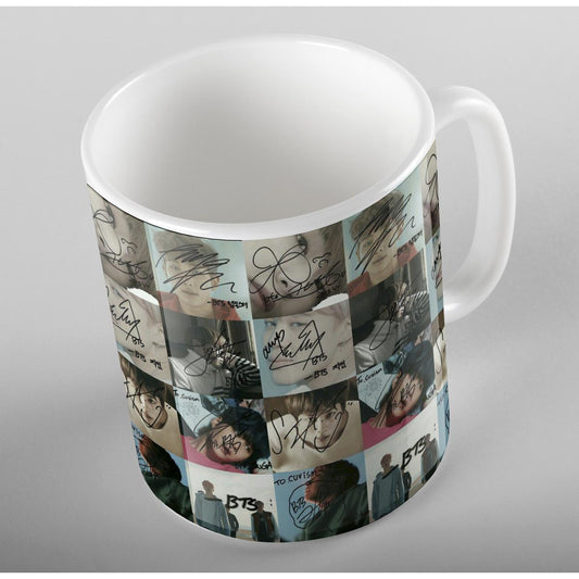 BTS Mug for Army Lovers with Signatures - Kpop Store Pakistan
