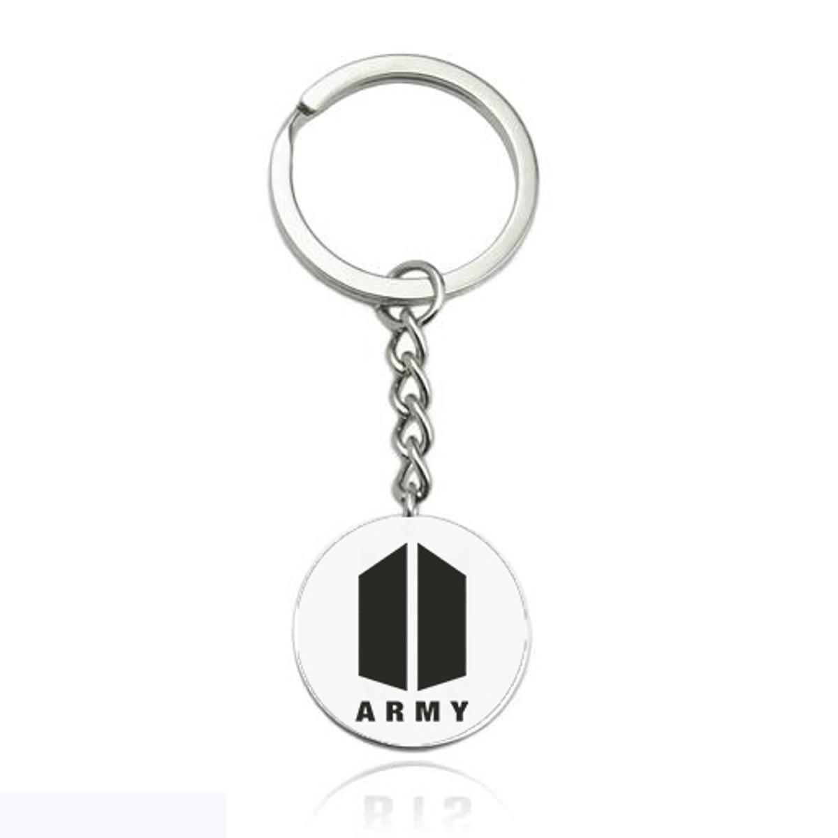 Bts Keyvchains BTS Army Metallic Keychain with Logo for KPOP Fan – Kpop Store Pakistan