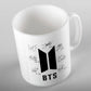 BTS Sign Mug for Army Lovers - Kpop Store Pakistan