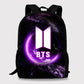 BTS Backpack Purple Universe KPOP I Purple U Digital Printed Bag - Kpop Store Pakistan